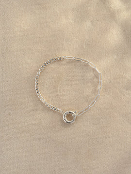 Curb x Paperclip Chain Bracelet