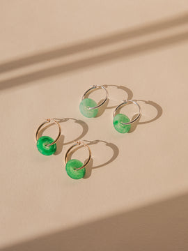 Jade Donut Hoops