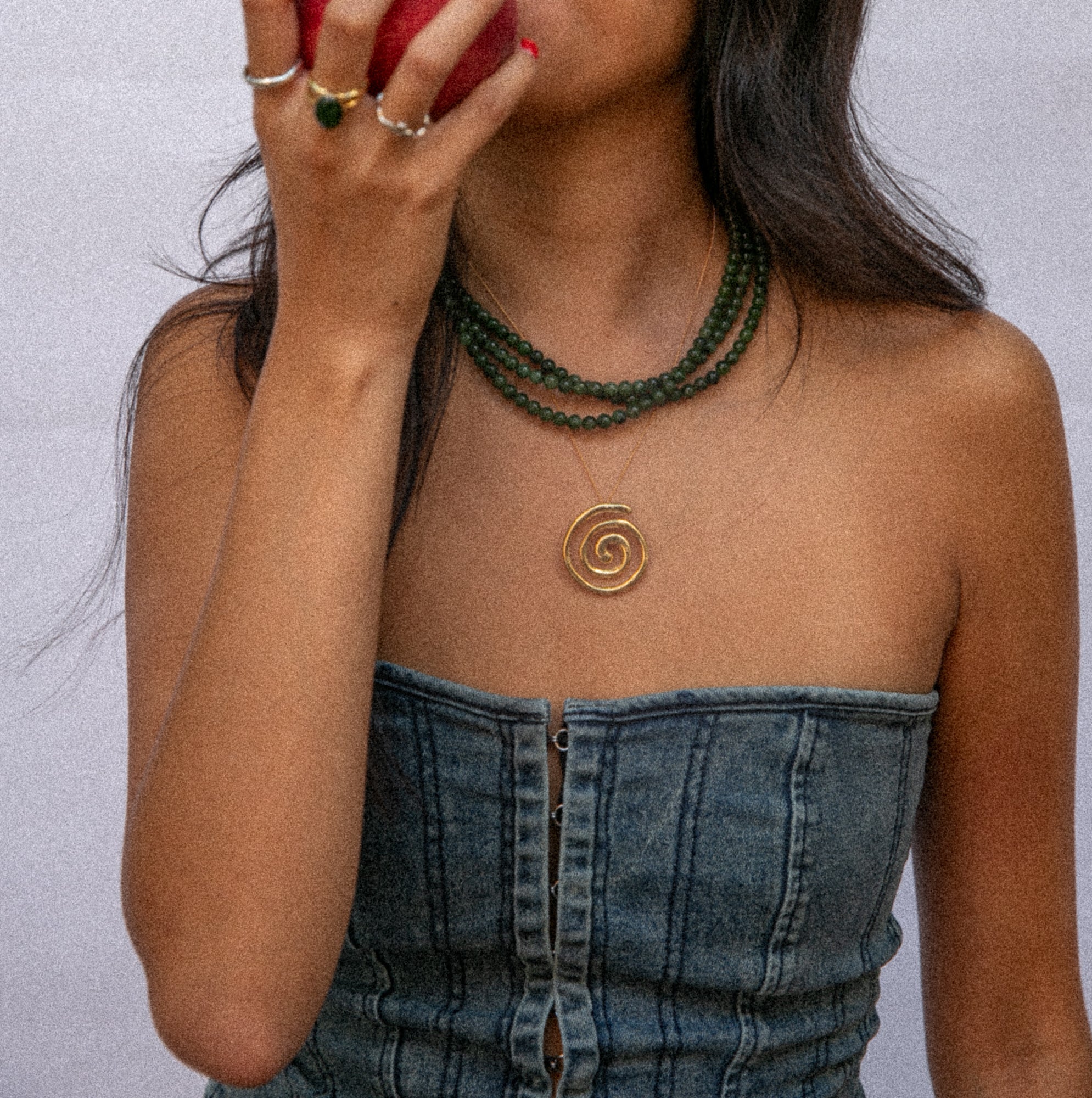 Spiral Necklace – by ren