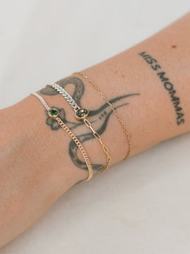 Sapphire Mixed Metal Bracelet #2 | OOAK
