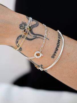 Curb x Paperclip Chain Bracelet