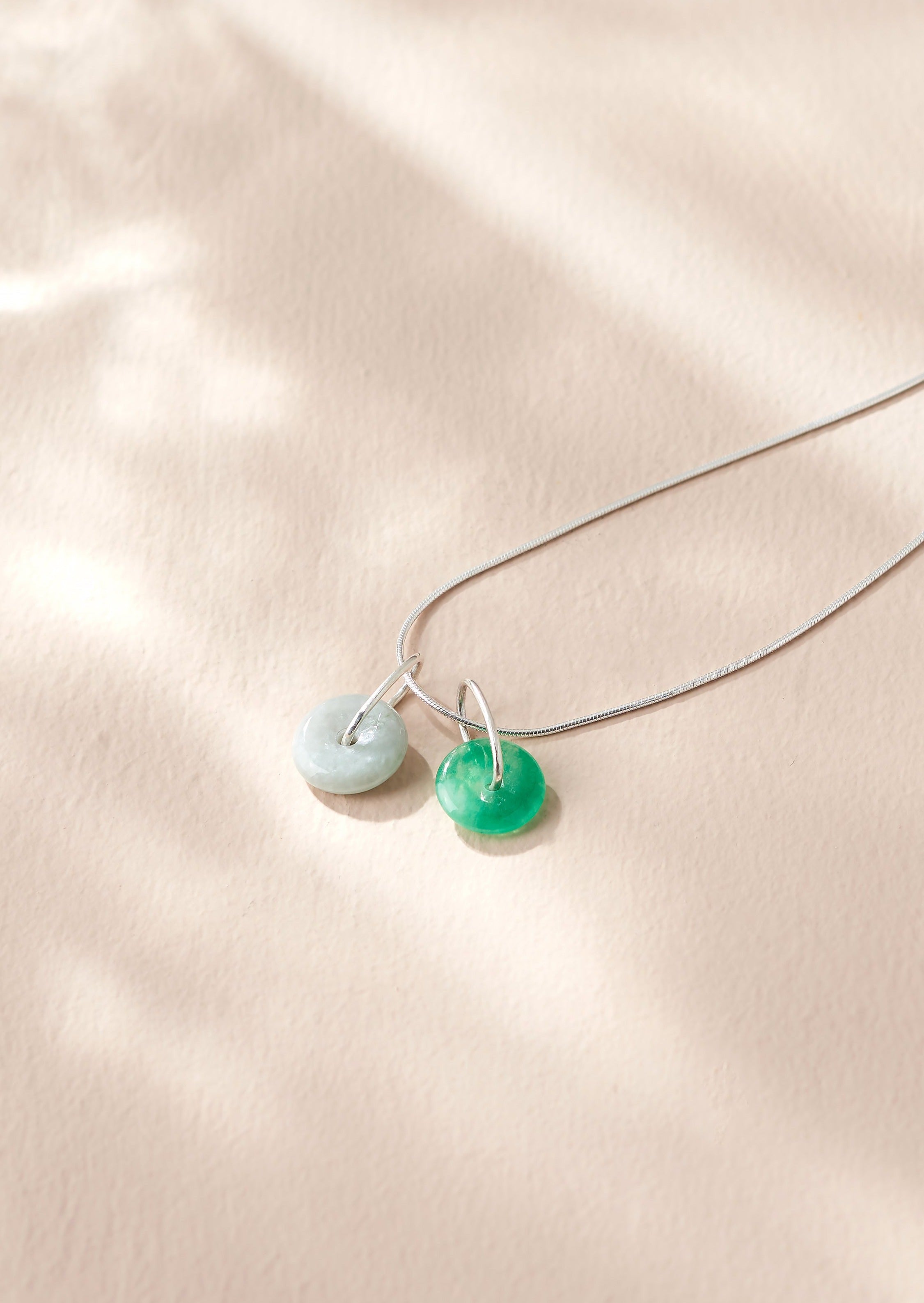 ◎Baby Jade Rings and Coins◎マジック◎手品◎ Mini Jade Pendant | Sterling Silver – by ren