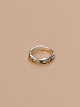 Half Eternity Micro Organic Ring
